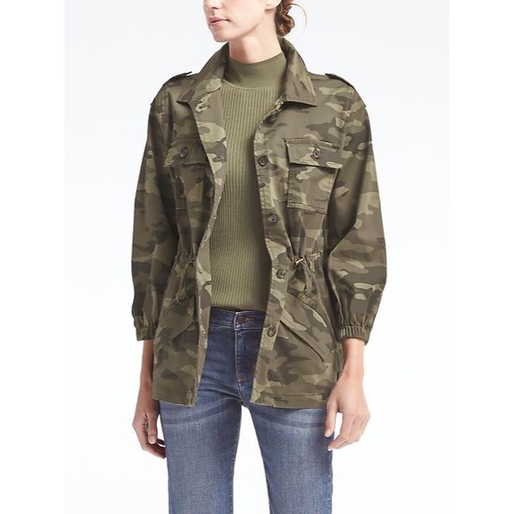 Banana Republic Jackets & Blazers - NWOT Banana Republic Utility Camo Jacket
